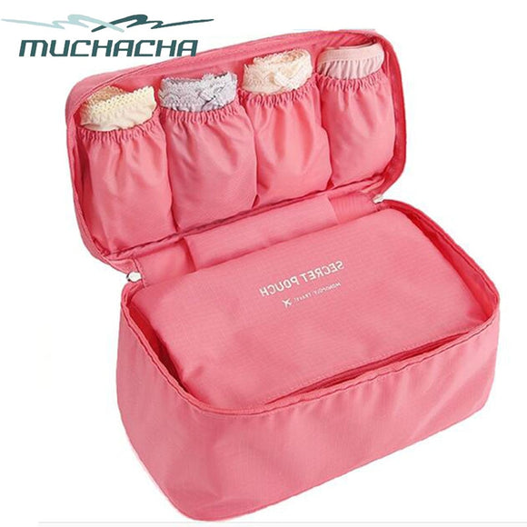 Dropship Fashion Nylon Cloth Storage Bag Lingerie Underwear Travel