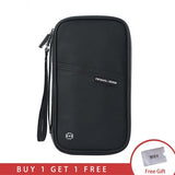 RFID Travel Passport Wallet Multi-Function Waterproof Family Passport