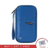 RFID Travel Passport Wallet Multi-Function Waterproof Family Passport